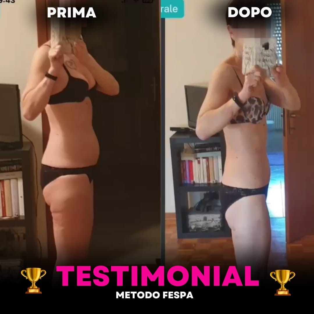 Risultato reale del Metodo FESPA: foto prima e dopo